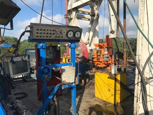 drilling rig service call