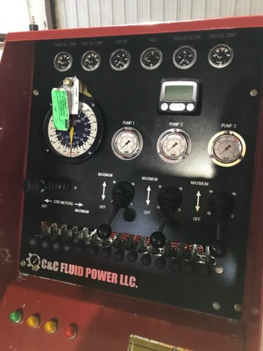 C&C Fluid Power - pump control panel