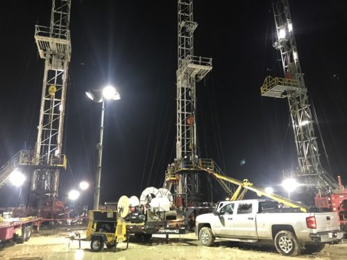 west texas midnight service call for down drilling rig
